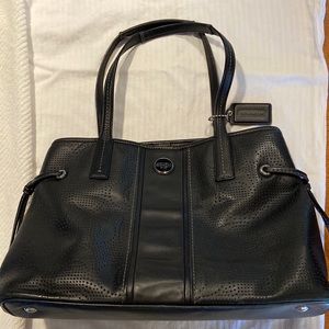 Coach bag.  Large black bag.  Excellent Condition